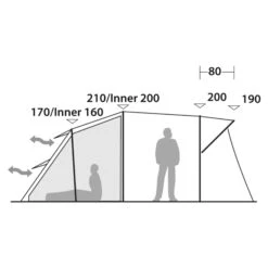 Robens WOLF MOON TC 5XP - Familienzelt -Freien Camping Geschäft 5638032237 i wolf moon tc 5xp robens 24